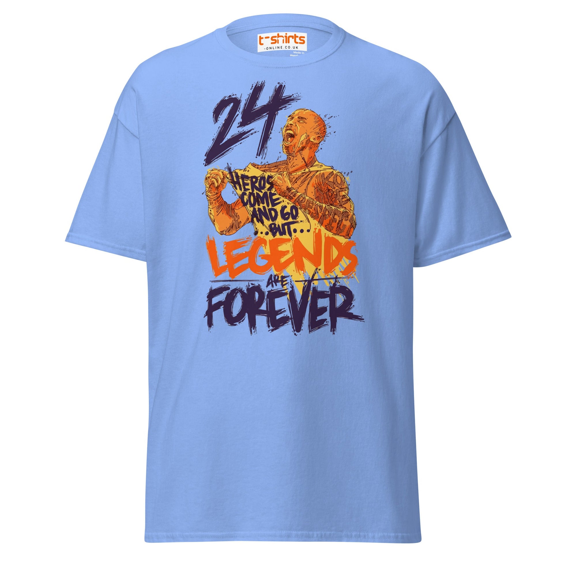 Legends Are Forever T-Shirt | Basketball Tribute Tee - Carolina Blue - T-Shirts Online