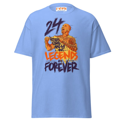 Legends Are Forever T-Shirt | Basketball Tribute Tee - Carolina Blue - T-Shirts Online