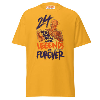 Legends Are Forever T-Shirt | Basketball Tribute Tee - Gold - T-Shirts Online