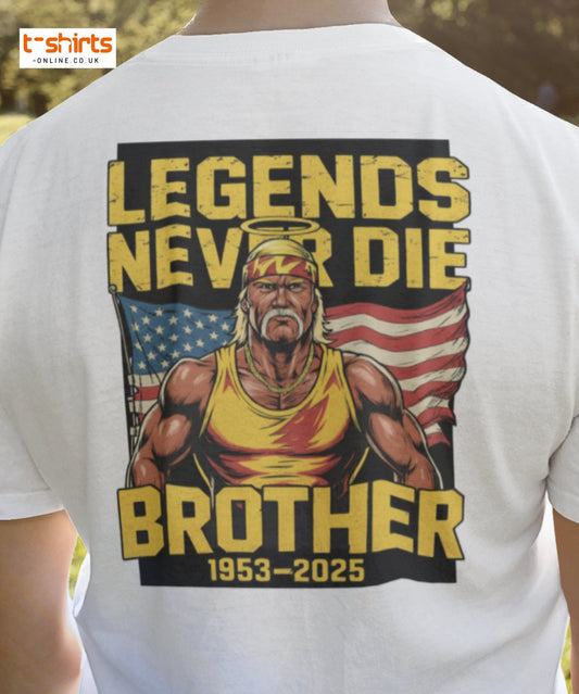 Legends Never Die Brother Tribute T-Shirt - Black - T-Shirts Online