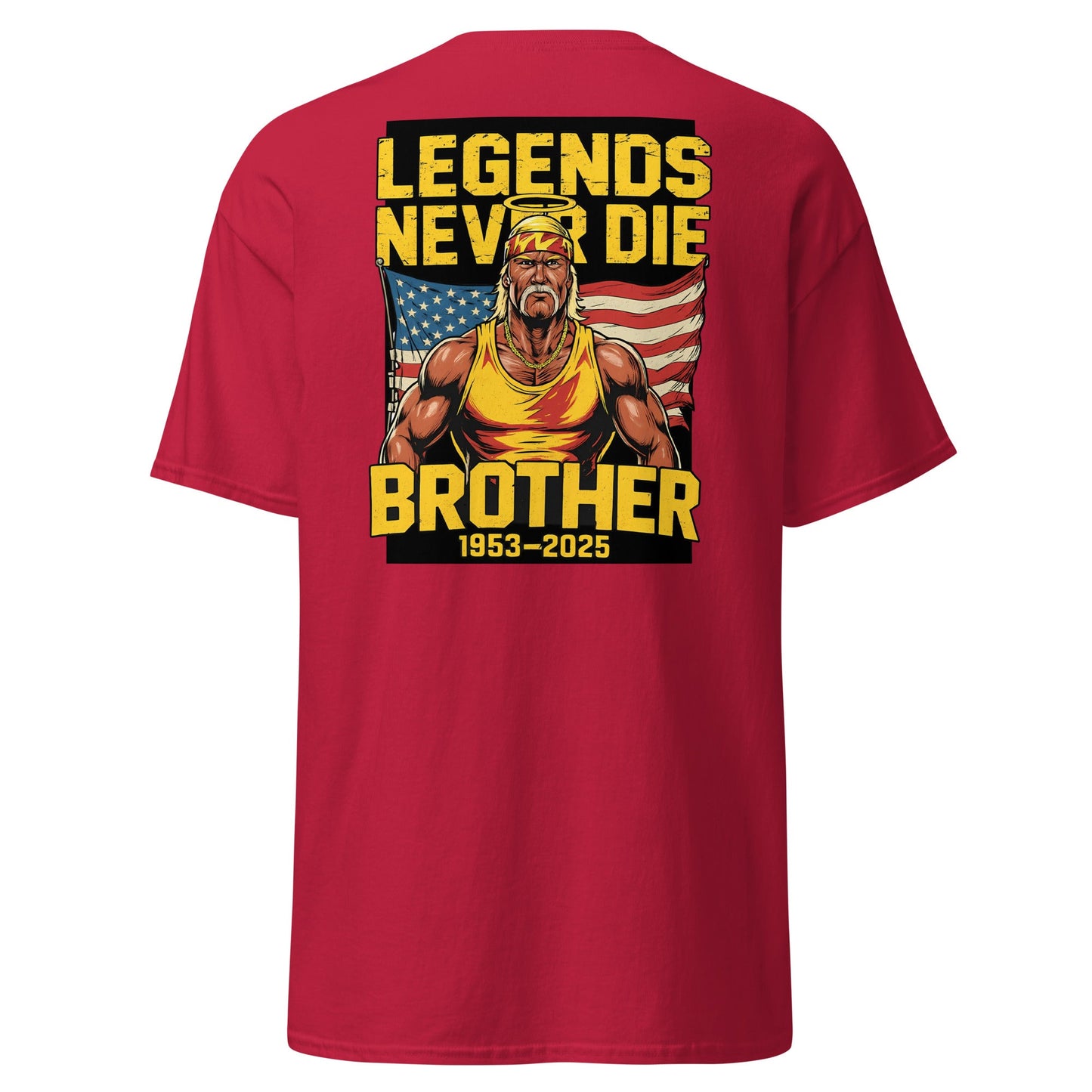 Legends Never Die Brother Tribute T-Shirt - Cardinal - T-Shirts Online