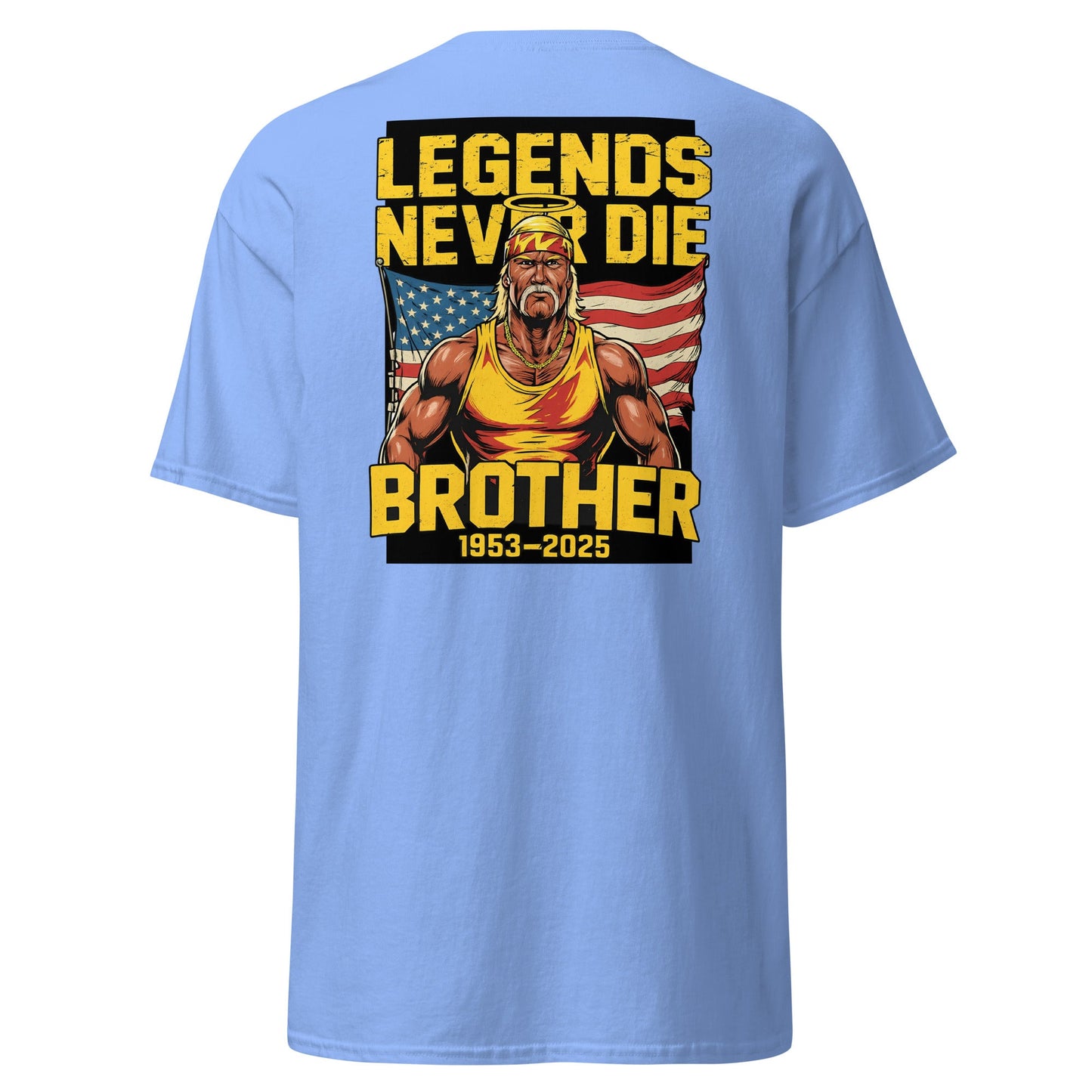 Legends Never Die Brother Tribute T-Shirt - Carolina Blue - T-Shirts Online
