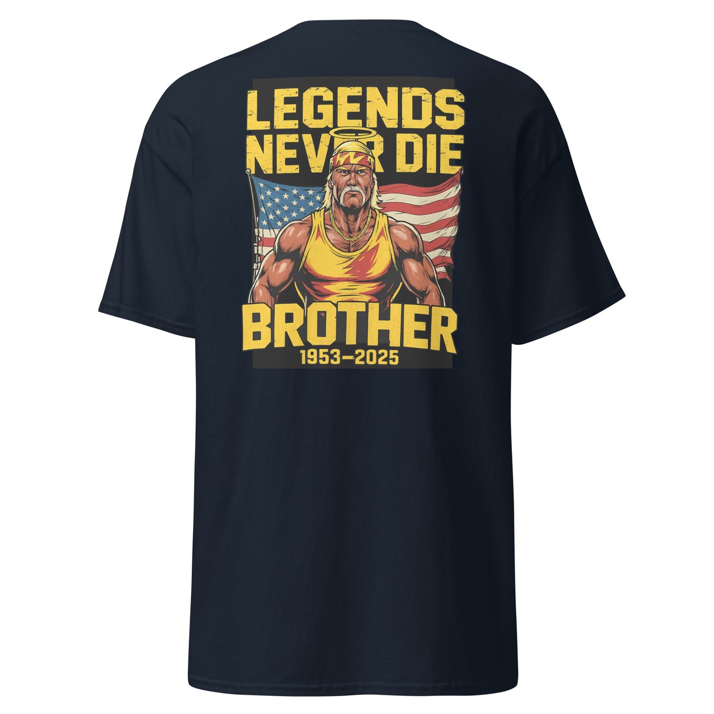 Legends Never Die Brother Tribute T-Shirt - Navy - T-Shirts Online