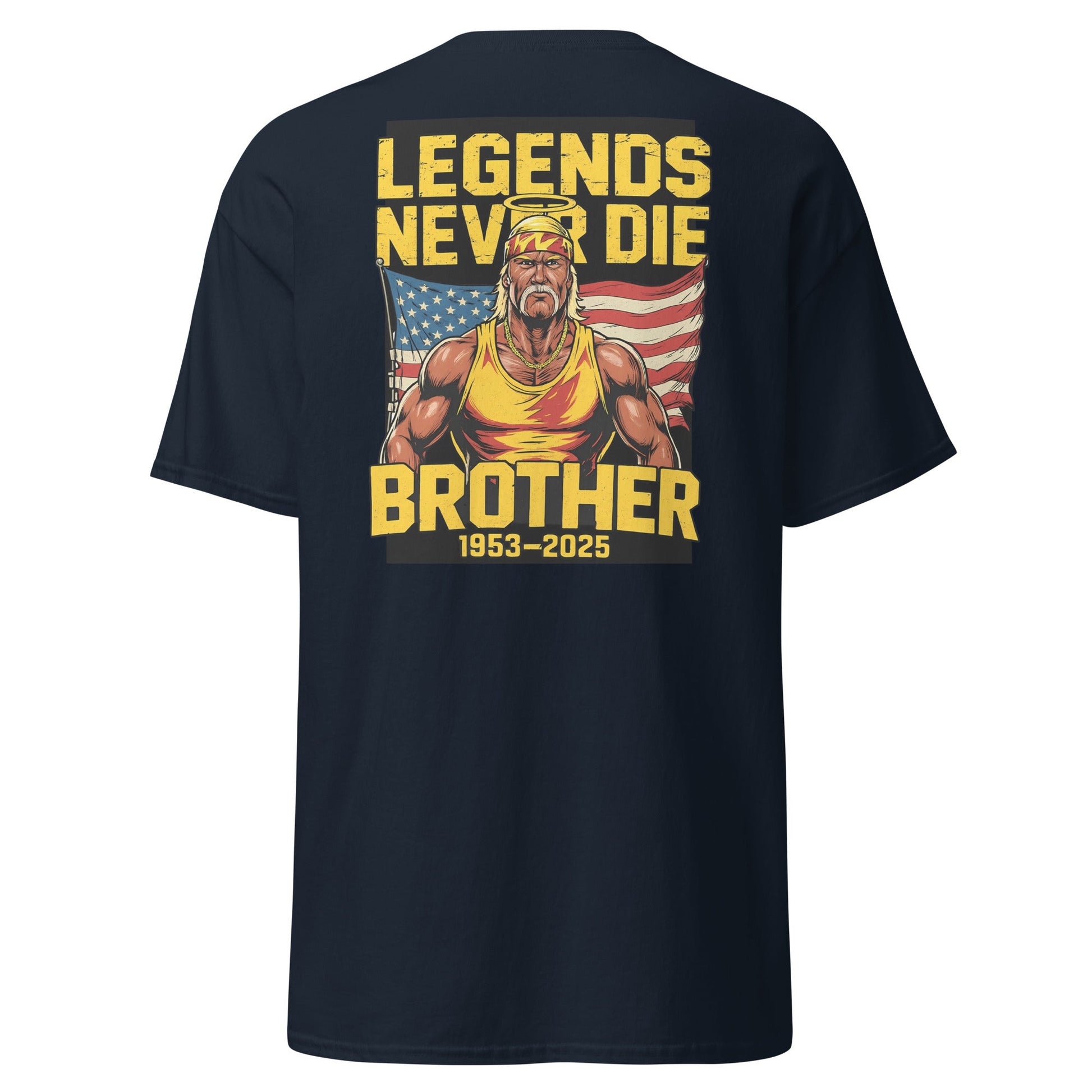 Legends Never Die Brother Tribute T-Shirt - Navy - T-Shirts Online