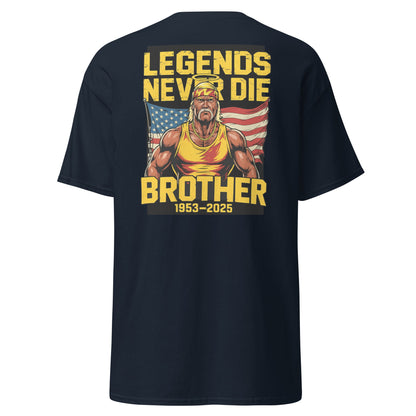 Legends Never Die Brother Tribute T-Shirt - Navy - T-Shirts Online