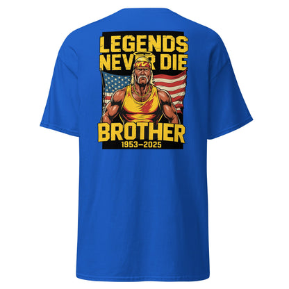 Legends Never Die Brother Tribute T-Shirt - Royal - T-Shirts Online