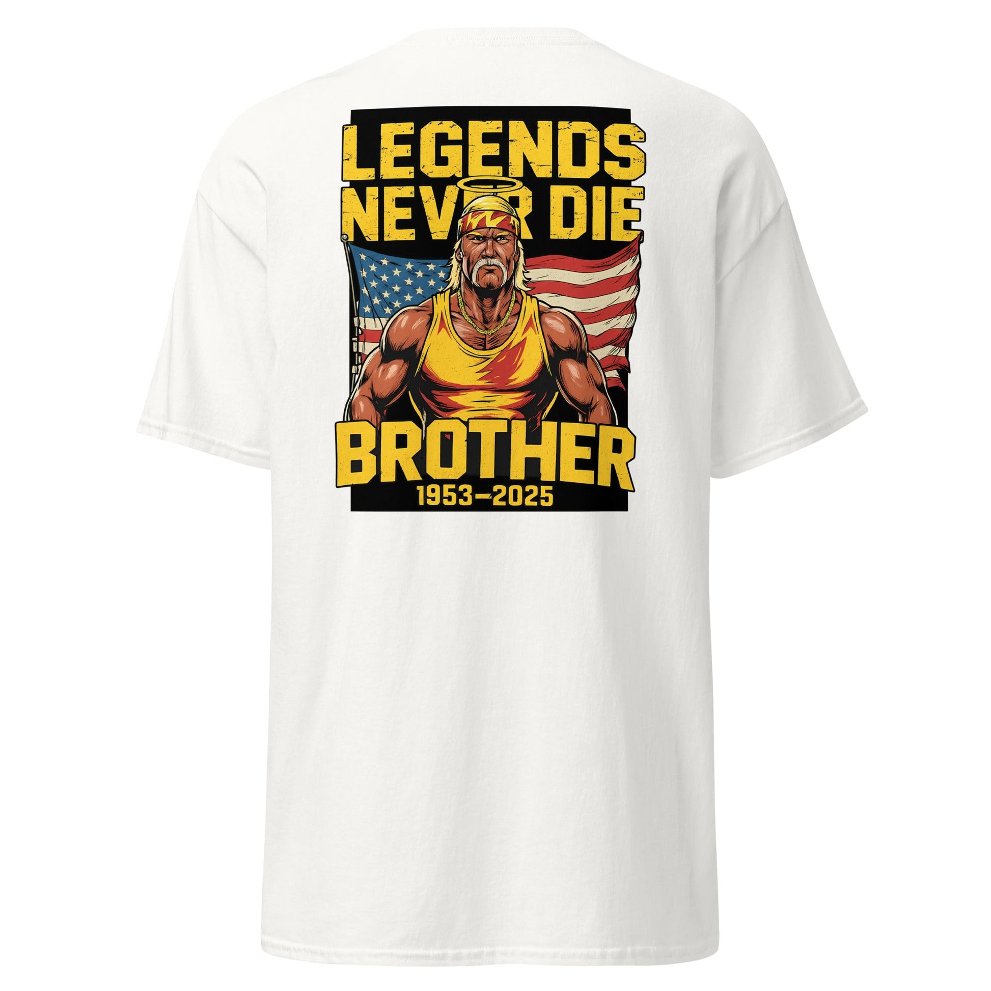 Legends Never Die Brother Tribute T-Shirt - White - T-Shirts Online
