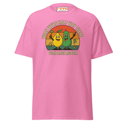 Lemon and Pear Funny Retro Singing T-Shirt - Azalea - T-Shirts Online
