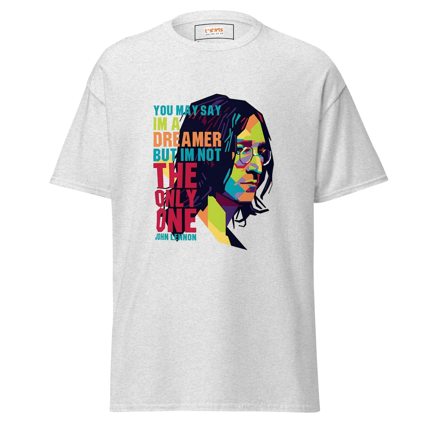 Lennon | Music Icon T-Shirt - Ash - T-Shirts Online