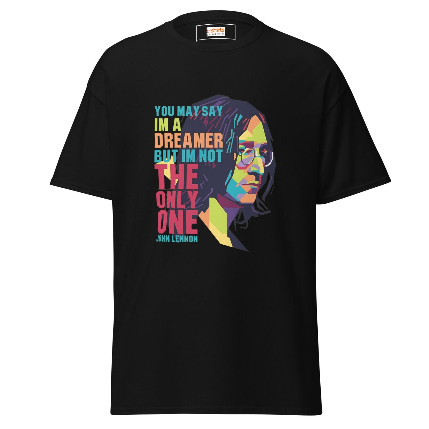 Lennon | Music Icon T-Shirt - Black - T-Shirts Online