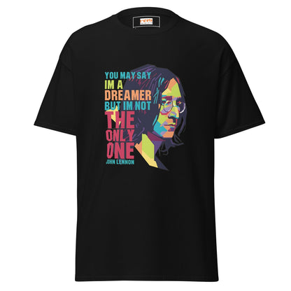 Lennon | Music Icon T-Shirt - Black - T-Shirts Online