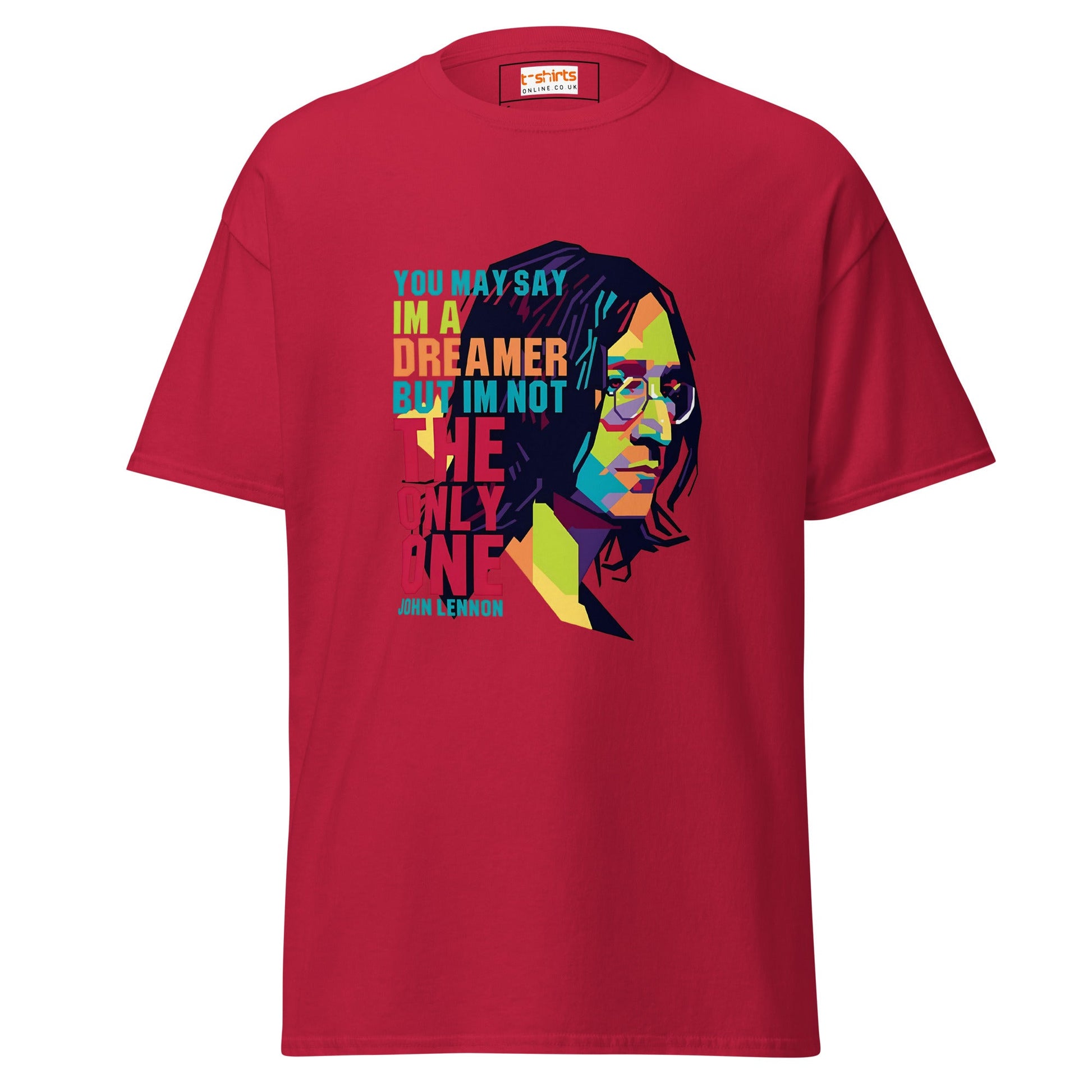 Lennon | Music Icon T-Shirt - Cardinal - T-Shirts Online