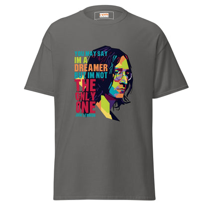 Lennon | Music Icon T-Shirt - Charcoal - T-Shirts Online