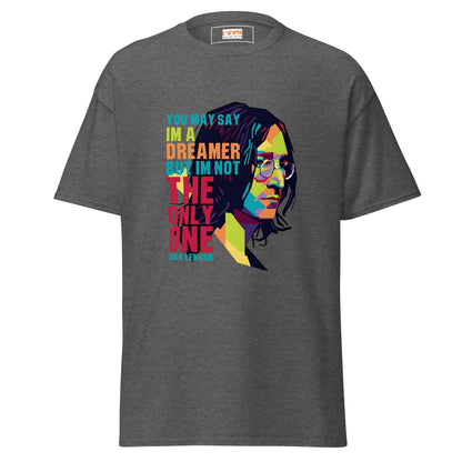 Lennon | Music Icon T-Shirt - Dark Heather - T-Shirts Online
