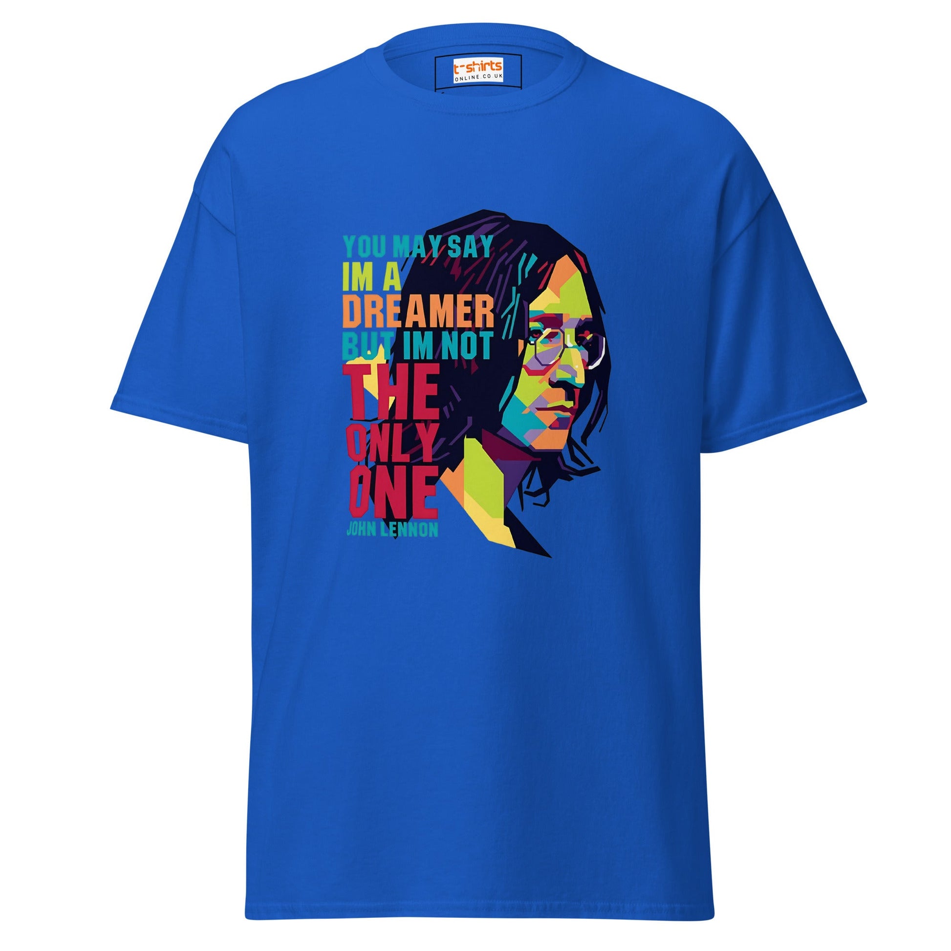 Lennon | Music Icon T-Shirt - Royal - T-Shirts Online