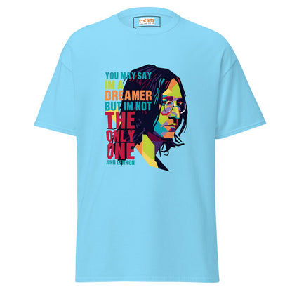 Lennon | Music Icon T-Shirt - Sky - T-Shirts Online