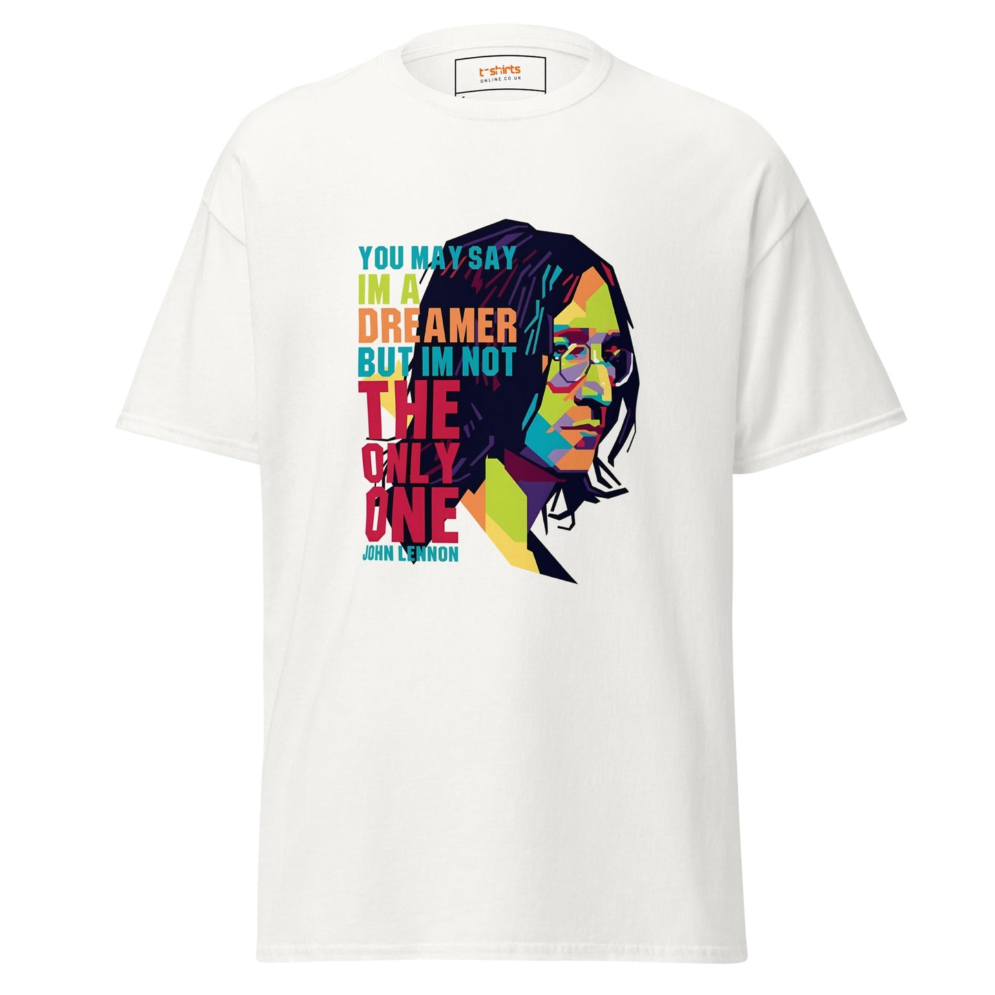 Lennon | Music Icon T-Shirt - White - T-Shirts Online