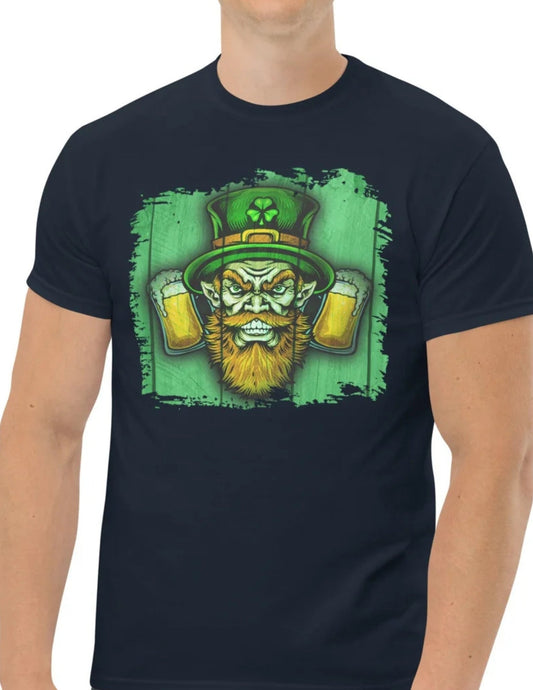 Leprechaun | St Patrick's Day T-Shirt - Black - T-Shirts Online