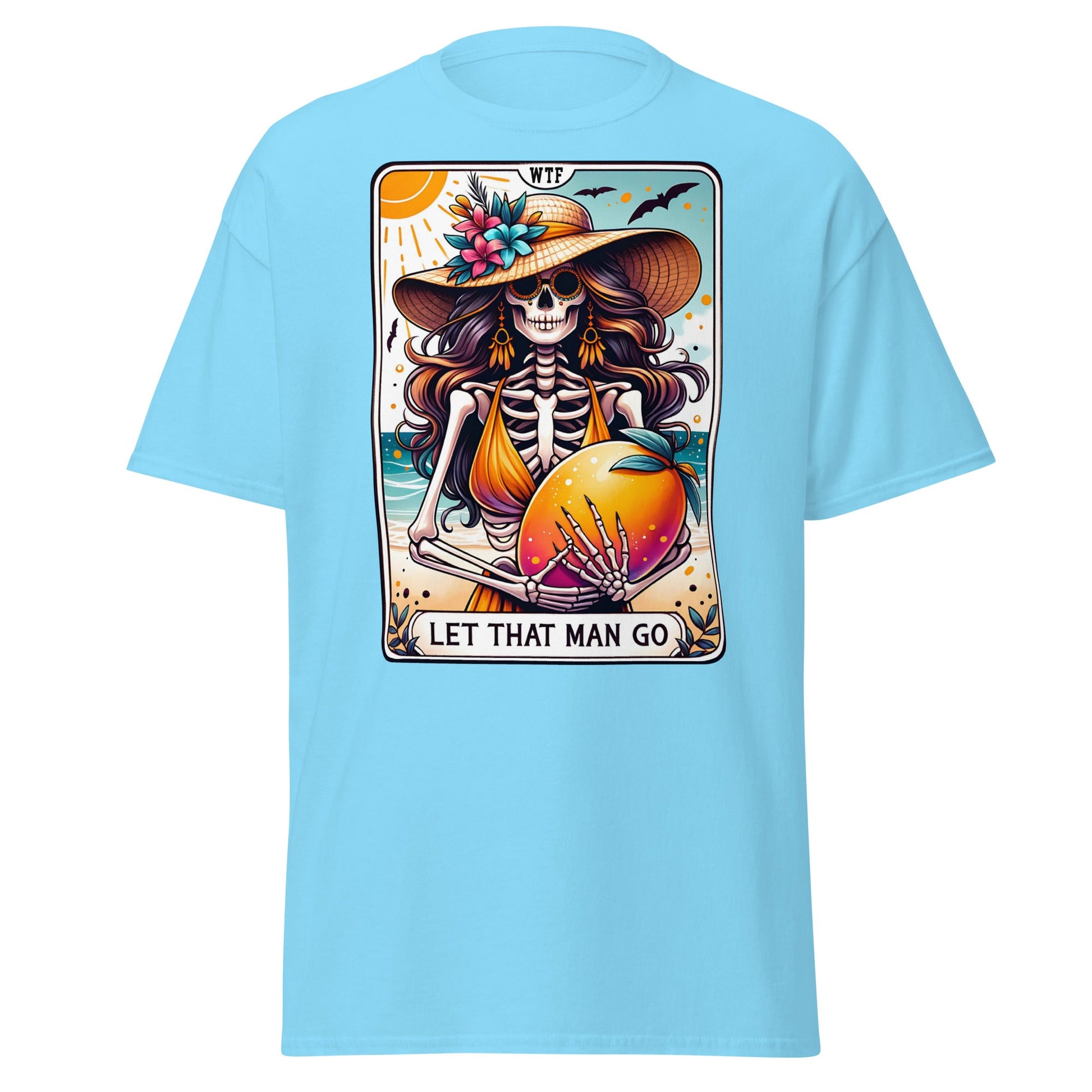 'Let That Man Go' Tarot | Tarot Card T-Shirt - Sky - T-Shirts Online