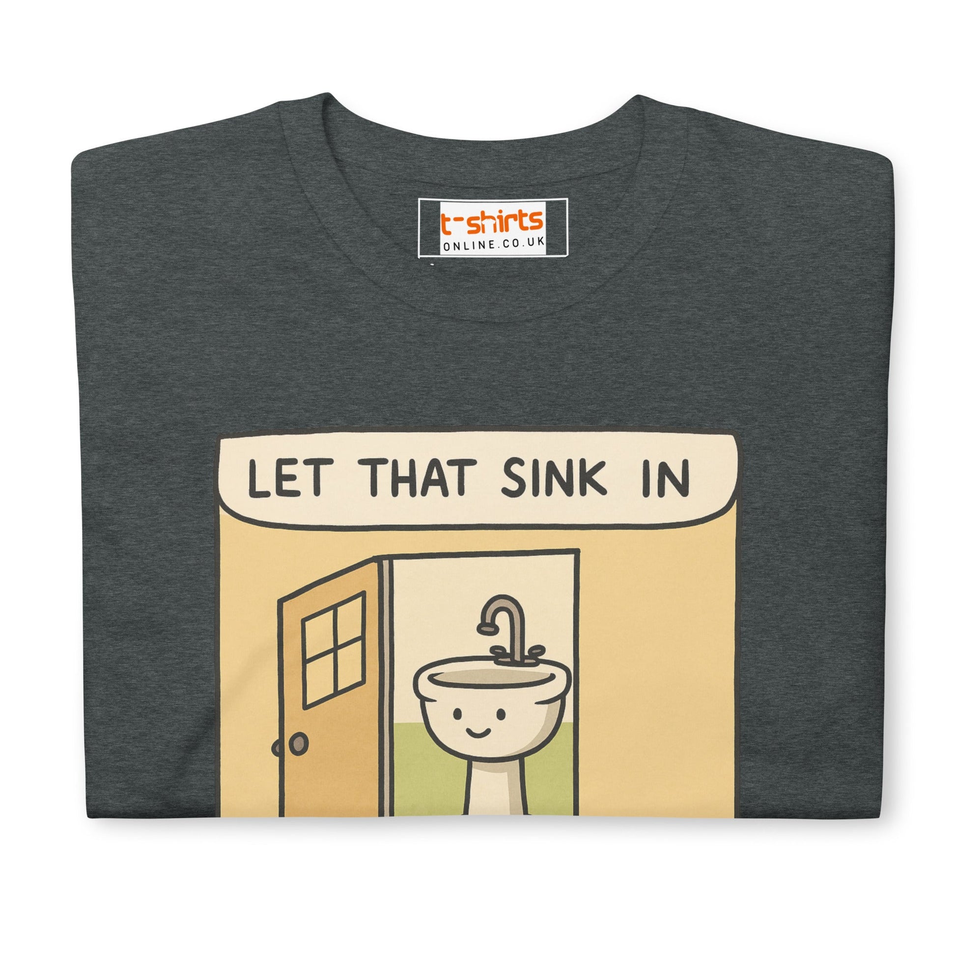 Let That Sink In T-Shirt | Funny Wordplay Tee - Royal - T-Shirts Online