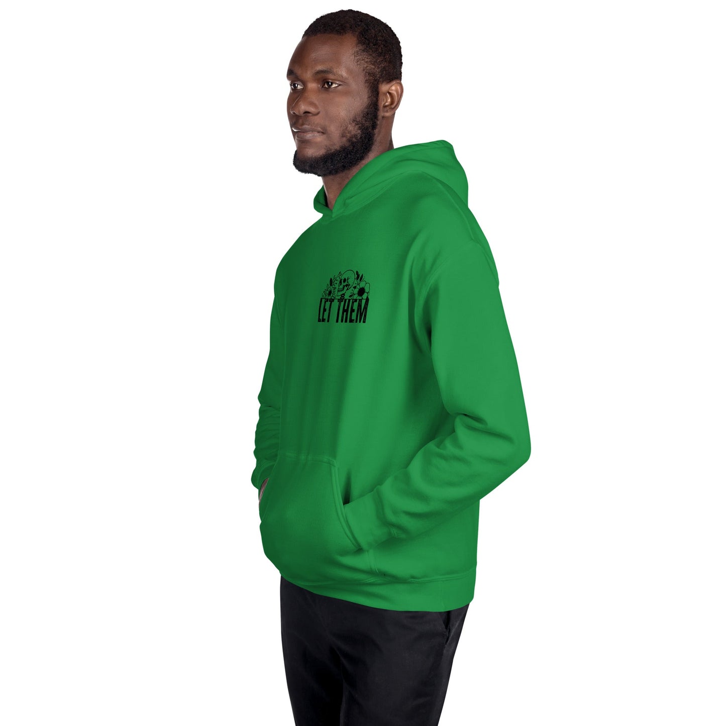 Let Them | Positivity Hoodie - Irish Green - T-Shirts Online