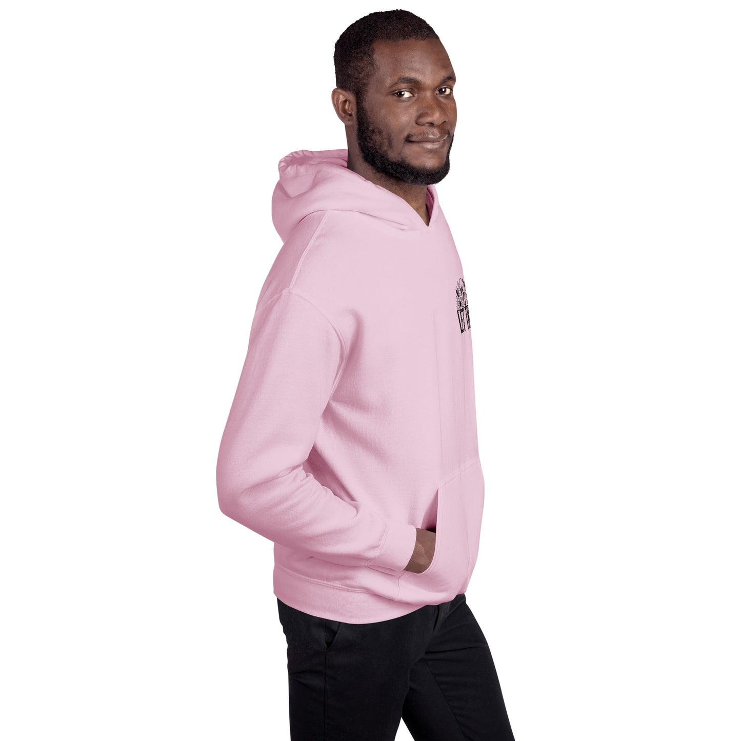Let Them | Positivity Hoodie - Light Pink - T-Shirts Online