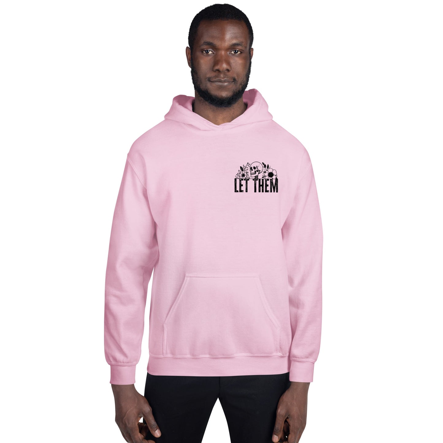Let Them | Positivity Hoodie - Light Pink - T-Shirts Online