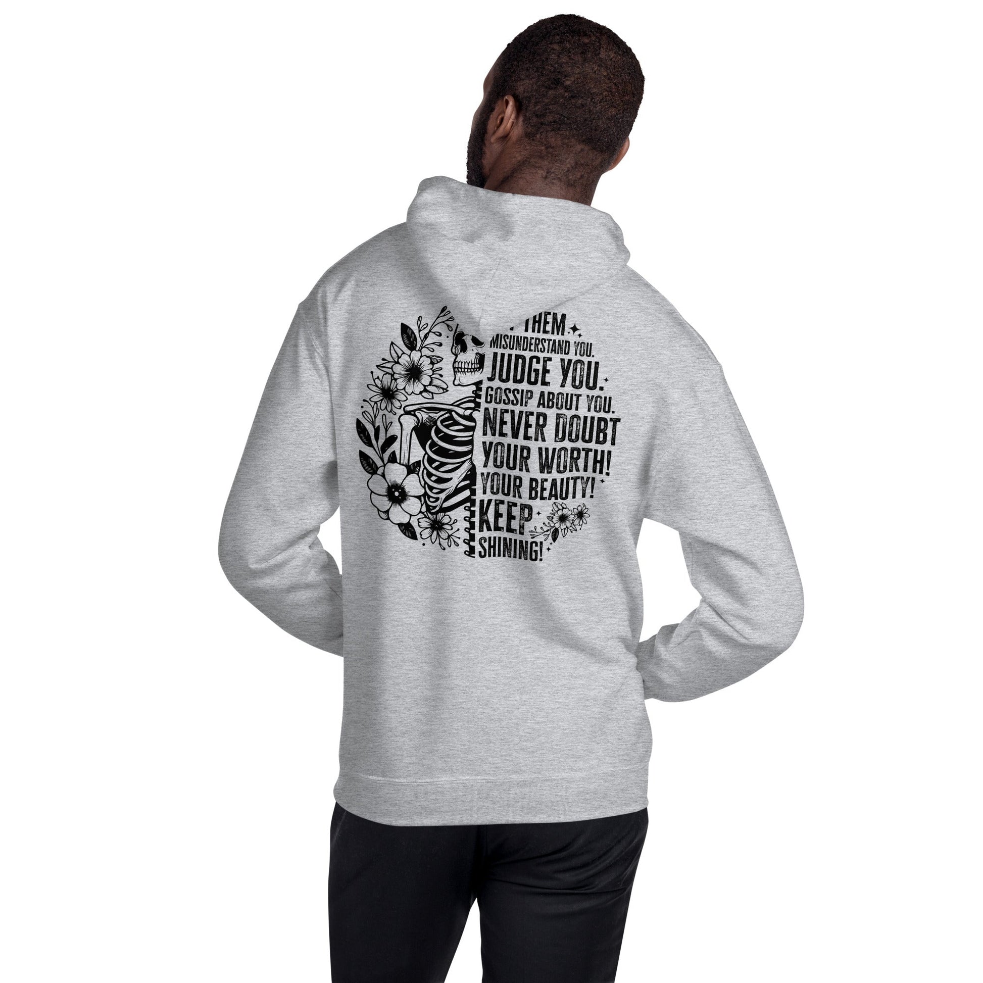 Let Them | Positivity Hoodie - Sport Grey - T-Shirts Online