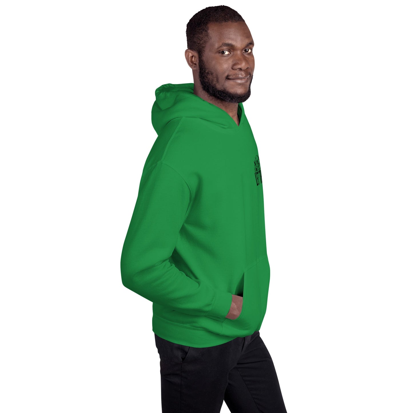 Let Them | Positivity Hoodie - Irish Green - T-Shirts Online