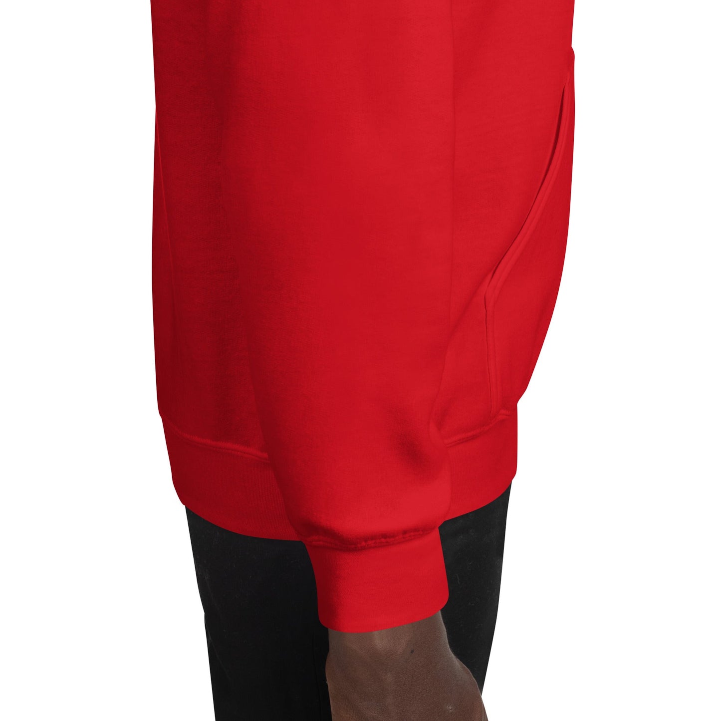 Let Them | Positivity Hoodie - Red - T-Shirts Online