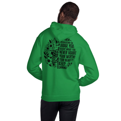 Let Them | Positivity Hoodie - Irish Green - T-Shirts Online