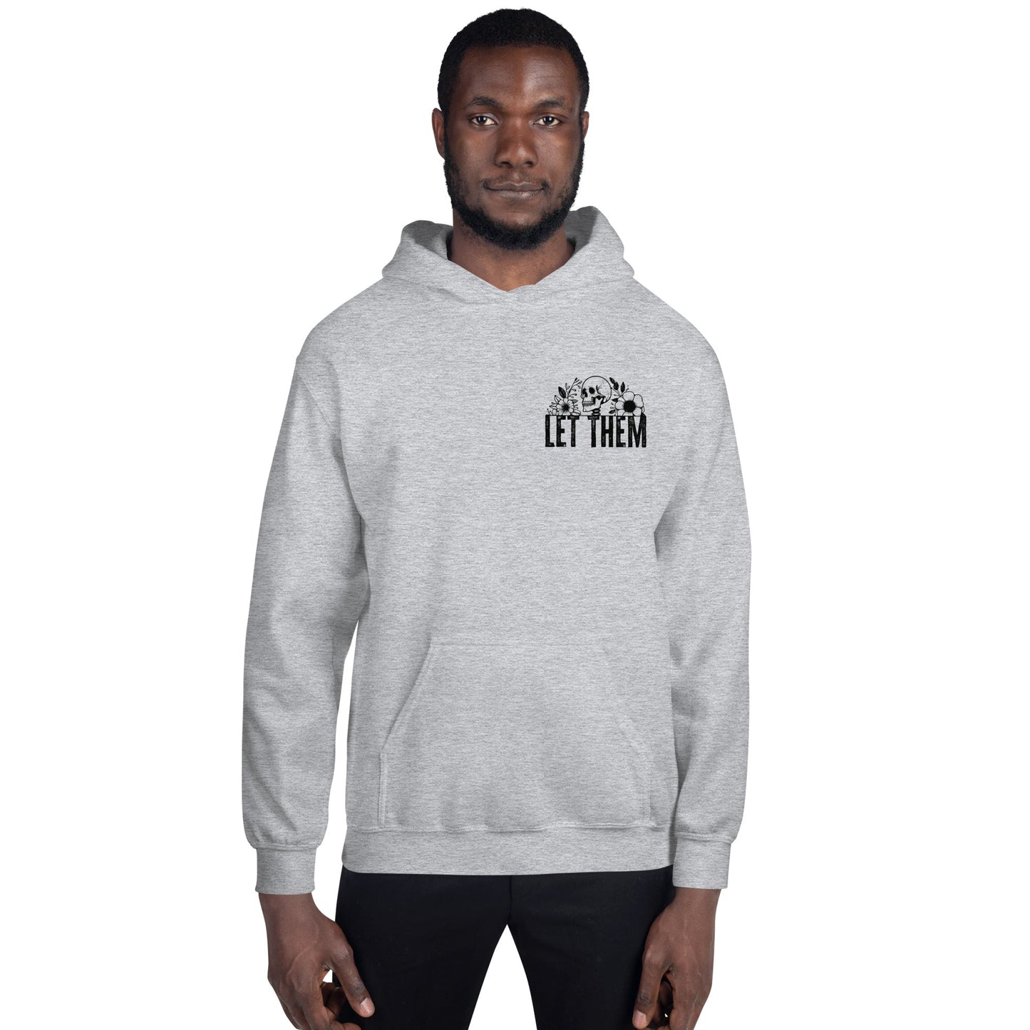 Let Them | Positivity Hoodie - Sport Grey - T-Shirts Online