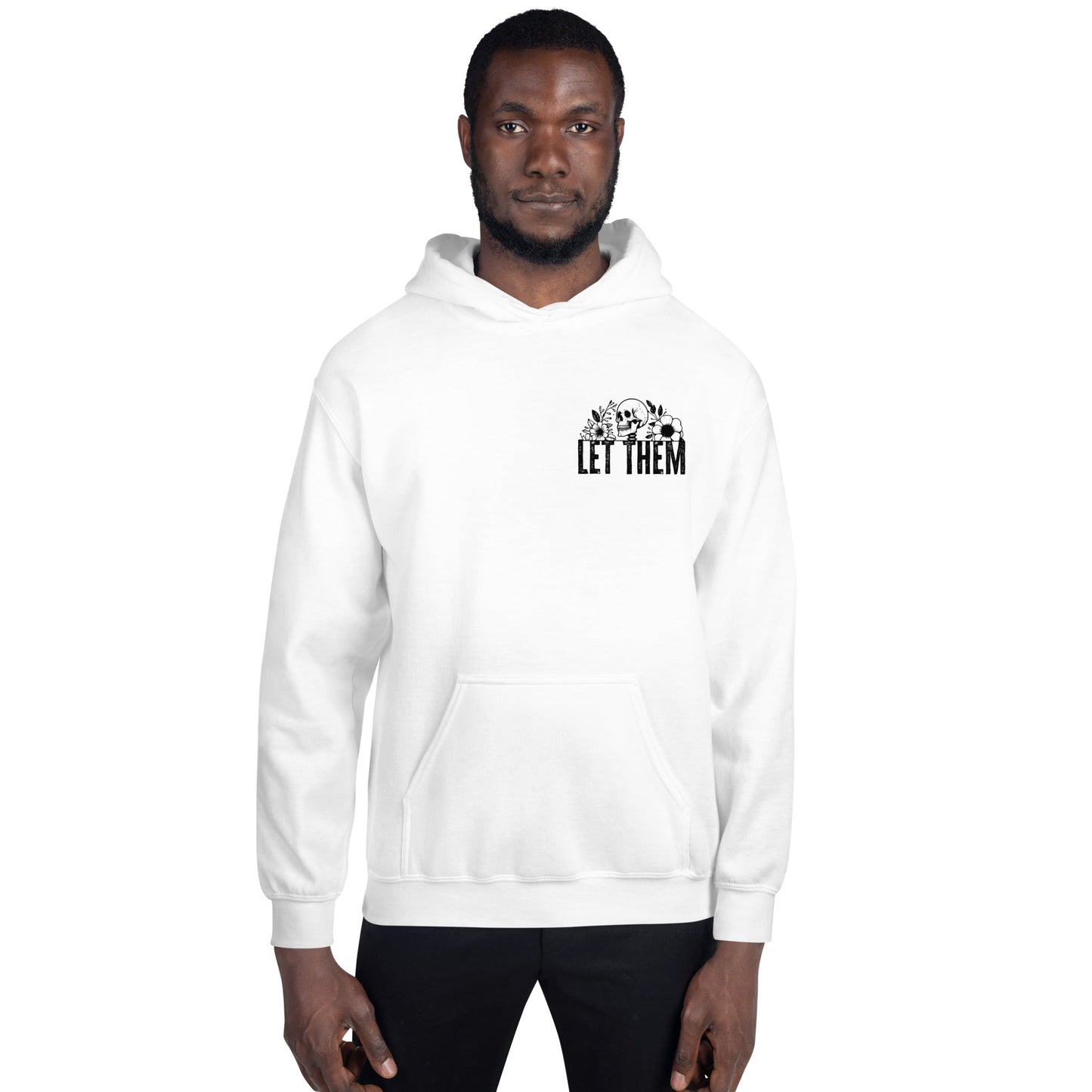 Let Them | Positivity Hoodie - White - T-Shirts Online