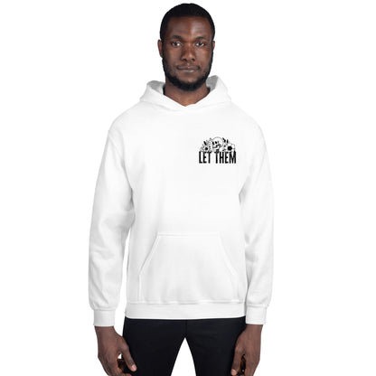 Let Them | Positivity Hoodie - White - T-Shirts Online