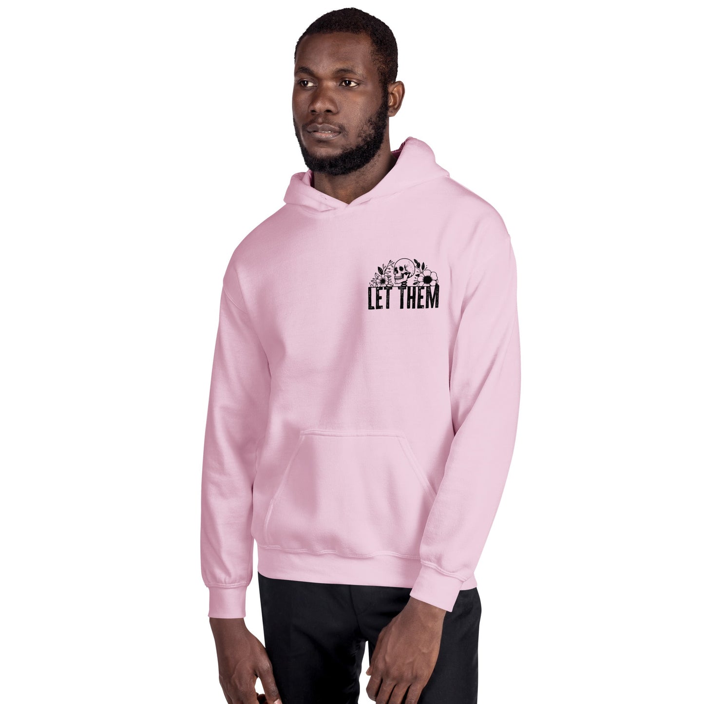 Let Them | Positivity Hoodie - Light Blue - T-Shirts Online