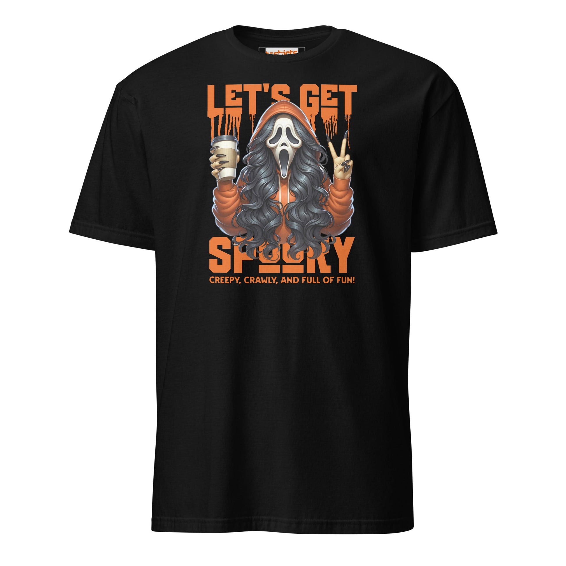 Lets Get Spooky T-Shirt | Halloween Shirt - Black - T-Shirts Online