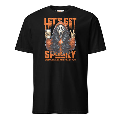 Lets Get Spooky T-Shirt | Halloween Shirt - Black - T-Shirts Online