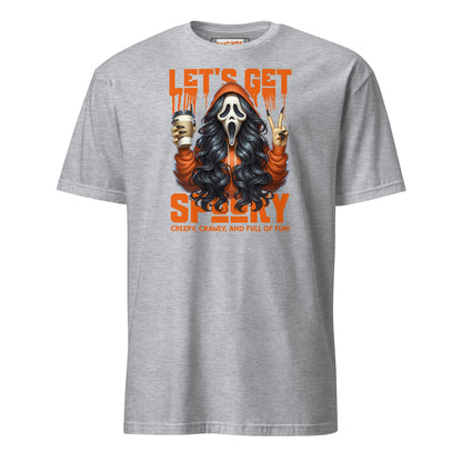 Lets Get Spooky T-Shirt | Halloween Shirt - Sport Grey - T-Shirts Online