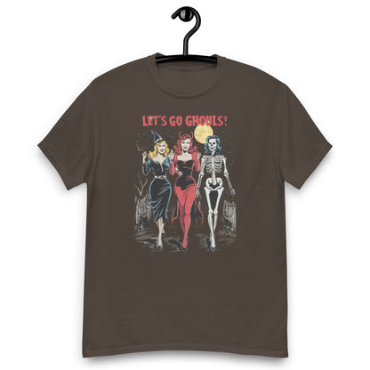 Let's Go Ghouls | Halloween | Unisex classic tee - Dark Chocolate - T-Shirts Online