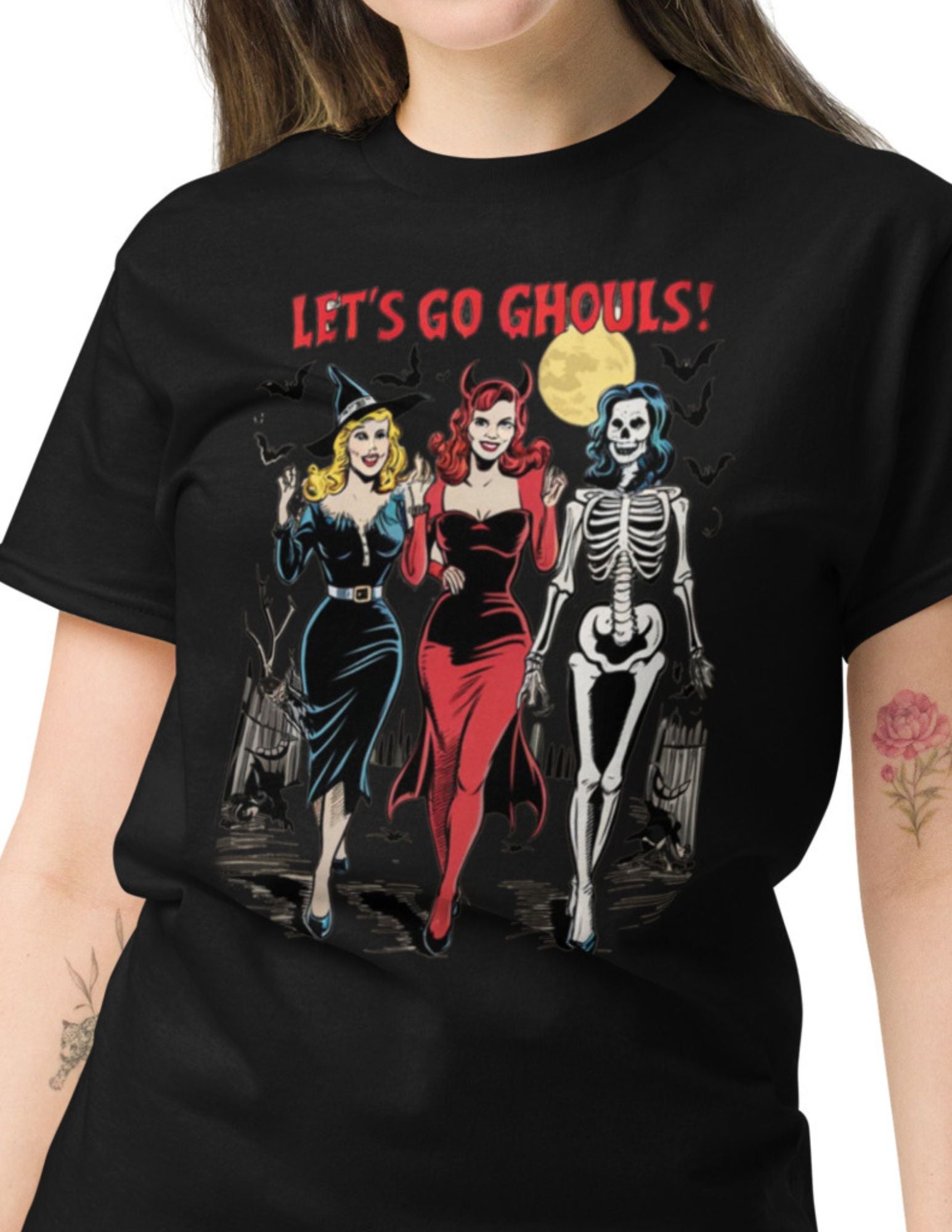 Let's Go Ghouls | Halloween | Unisex classic tee - Black - T-Shirts Online