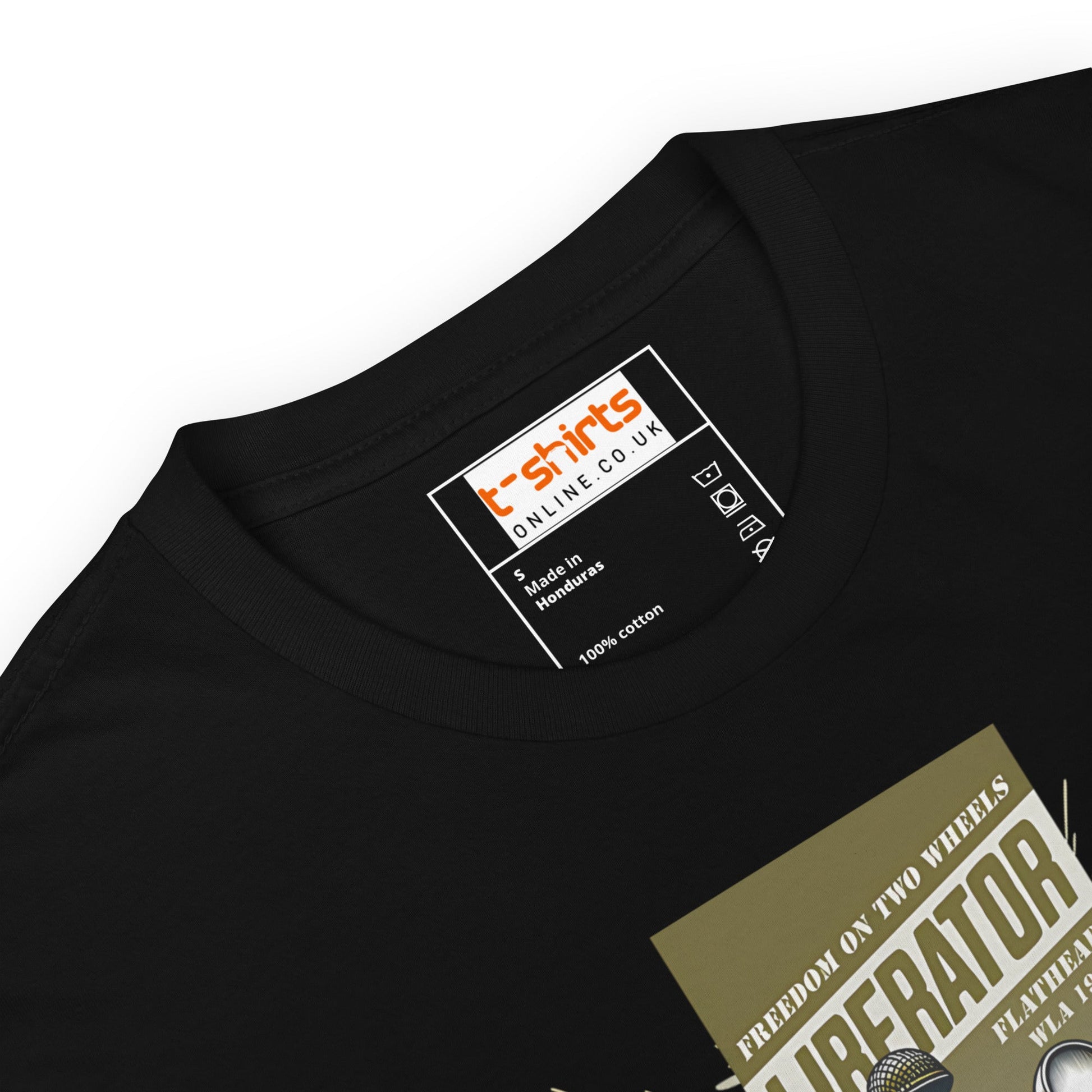 Liberator T-Shirt | Freedom on Two Wheels - Black - T-Shirts Online