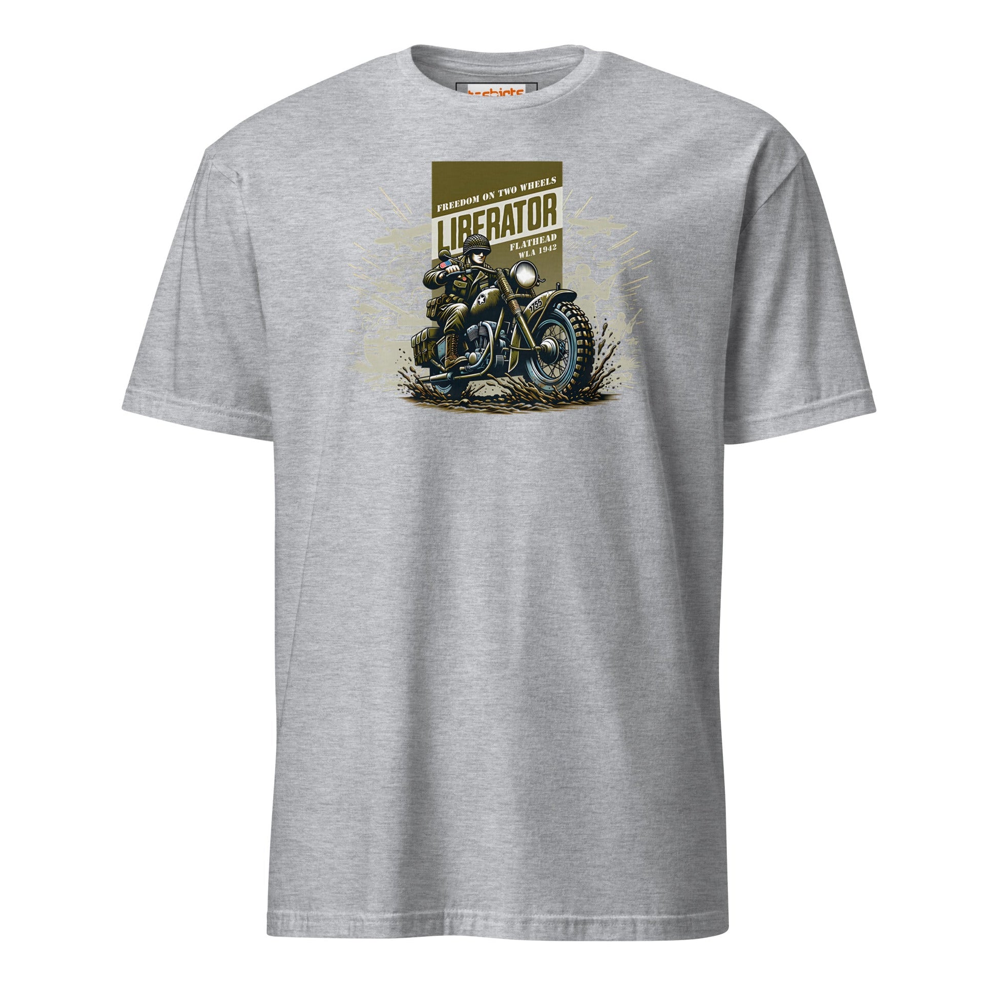 Liberator T-Shirt | Freedom on Two Wheels - Sport Grey - T-Shirts Online