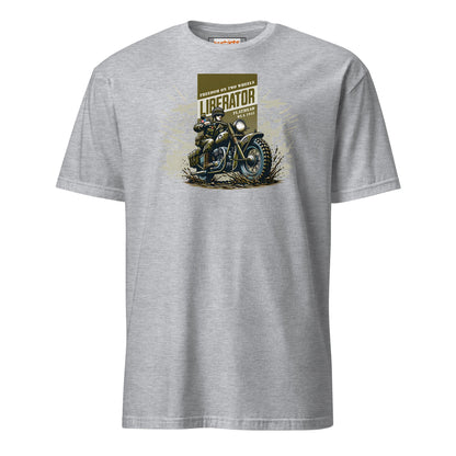 Liberator T-Shirt | Freedom on Two Wheels - Sport Grey - T-Shirts Online