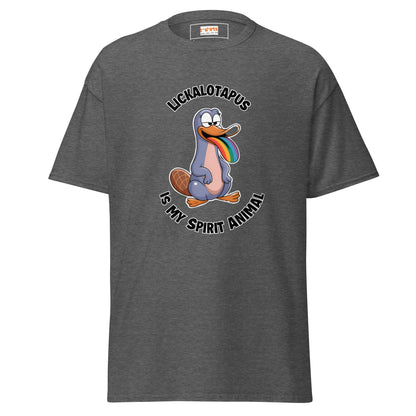 Lickalotapus | Risque T-Shirt - Dark Heather - T-Shirts Online