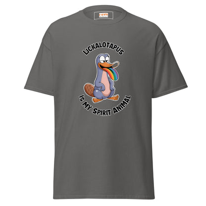 Lickalotapus | Risque T-Shirt - Charcoal - T-Shirts Online