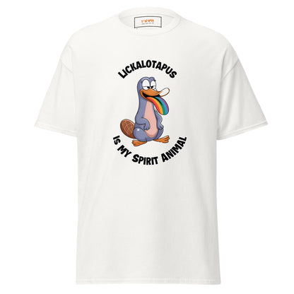 Lickalotapus | Risque T-Shirt - White - T-Shirts Online