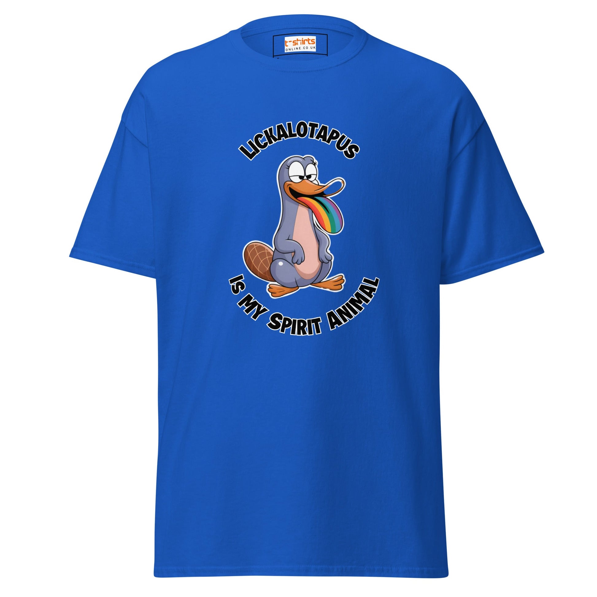 Lickalotapus | Risque T-Shirt - Royal - T-Shirts Online
