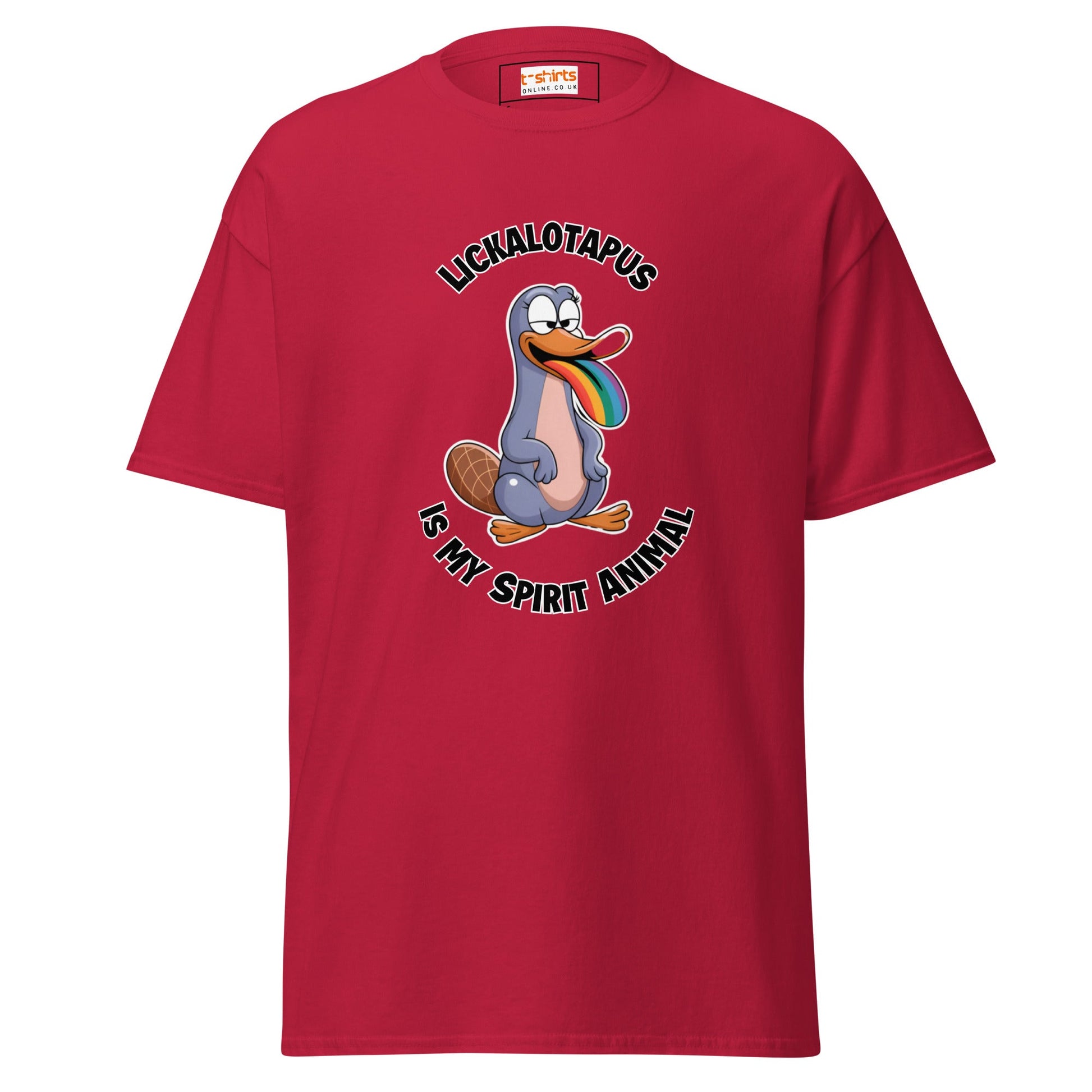 Lickalotapus | Risque T-Shirt - Cardinal - T-Shirts Online