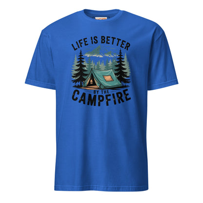 Life is Better by the Campfire T-Shirt - Royal - T-Shirts Online