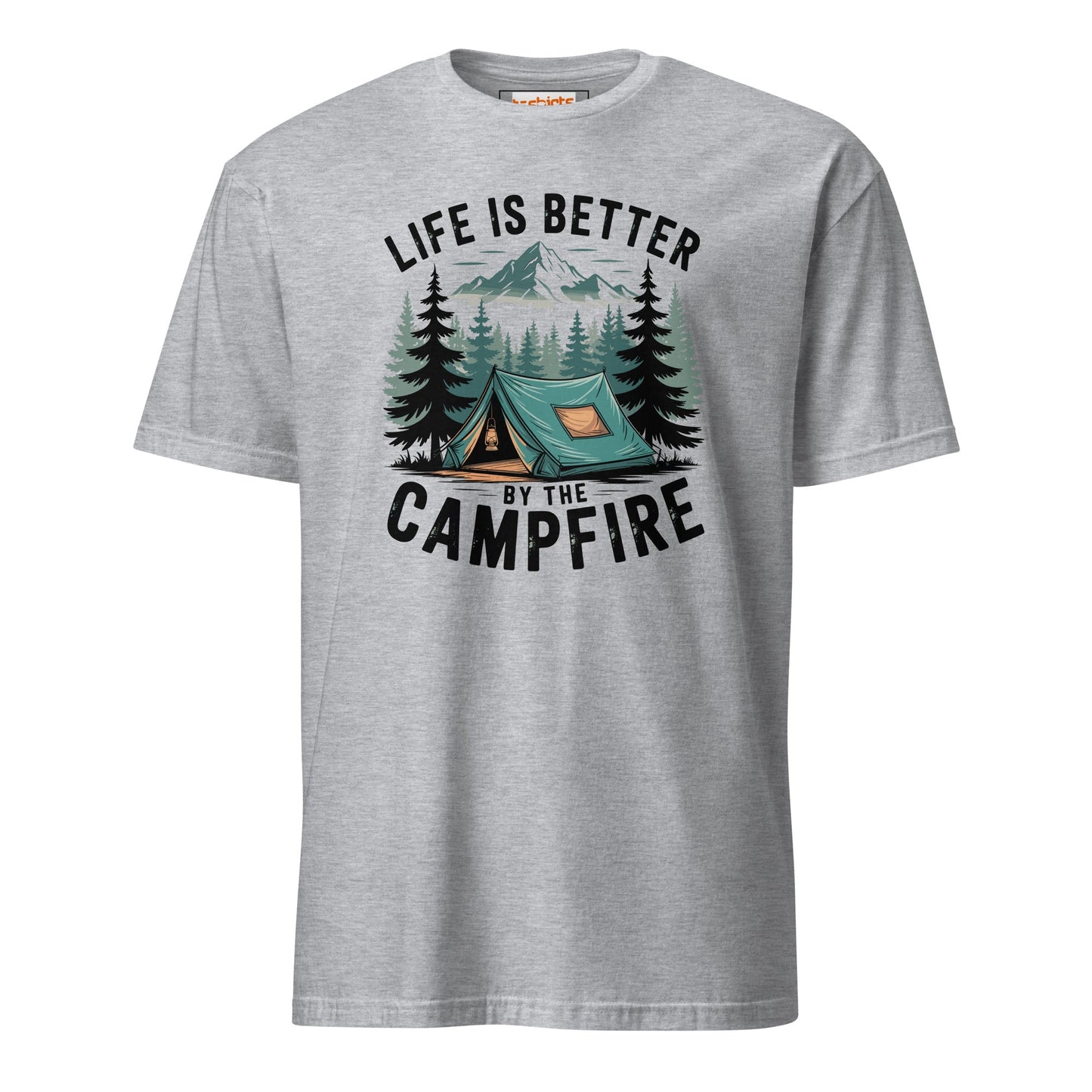 Life is Better by the Campfire T-Shirt - Sport Grey - T-Shirts Online